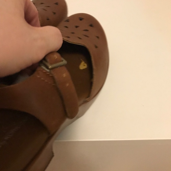 Korks by Kork Ease Brown Leather Platform Sandals size 7 - Picture 12 of 16